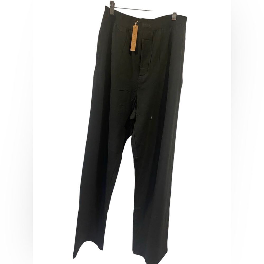 SKIMS Black Wide Leg Pants